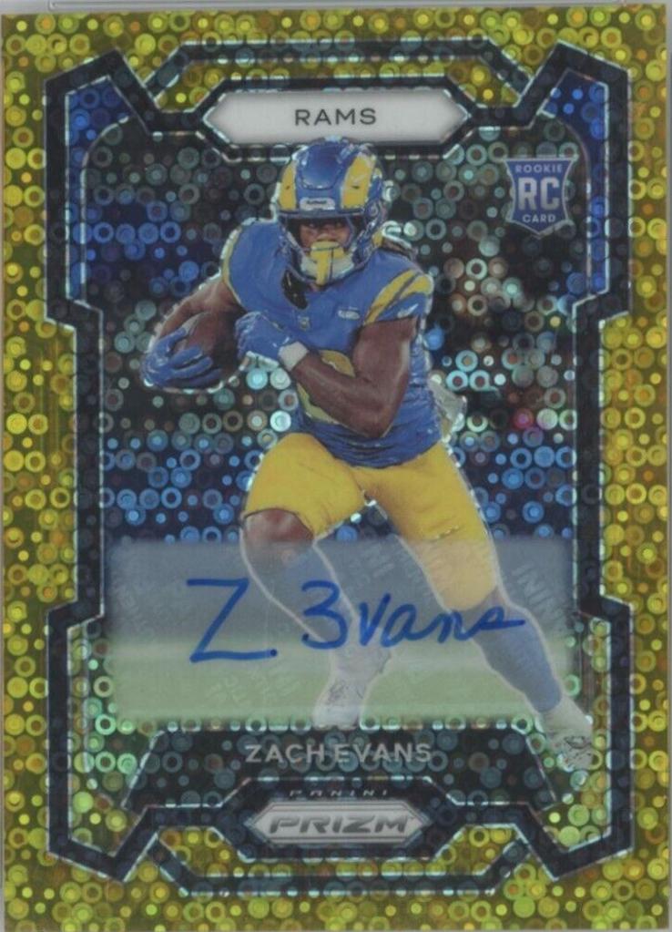 Zach Evans [Autograph Gold] #359