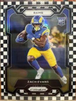 Zach Evans [Black White Checker] #359