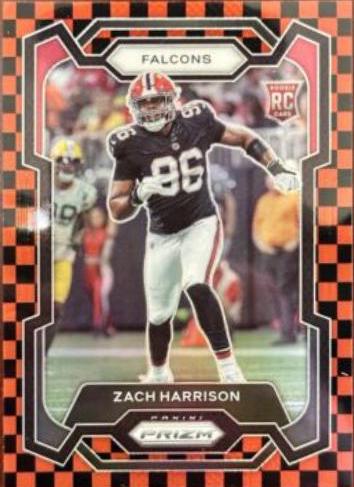 Zach Harrison [Black Red Checker] #306