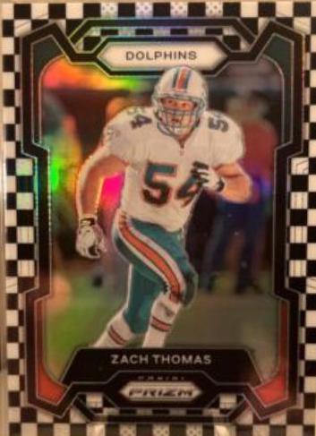 Zach Thomas [Black White Checker] #181