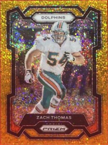 Zach Thomas [Gold Sparkle] #181