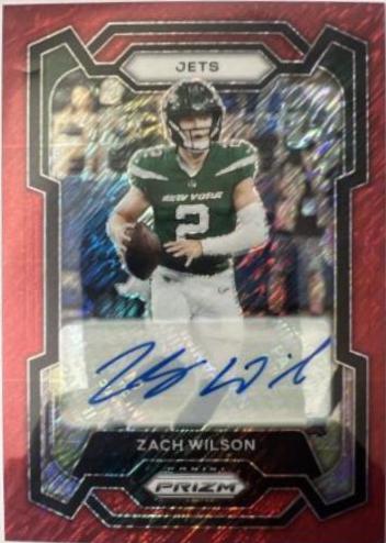 Zach Wilson [Autograph Red Shimmer] #235
