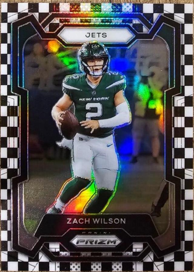 Zach Wilson [Black White Checker] #235