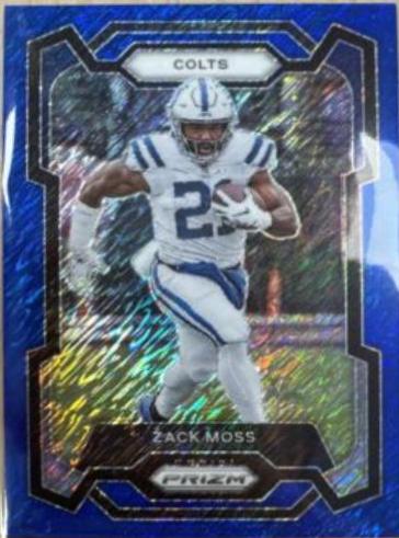 Zack Moss [Blue Shimmer] #132