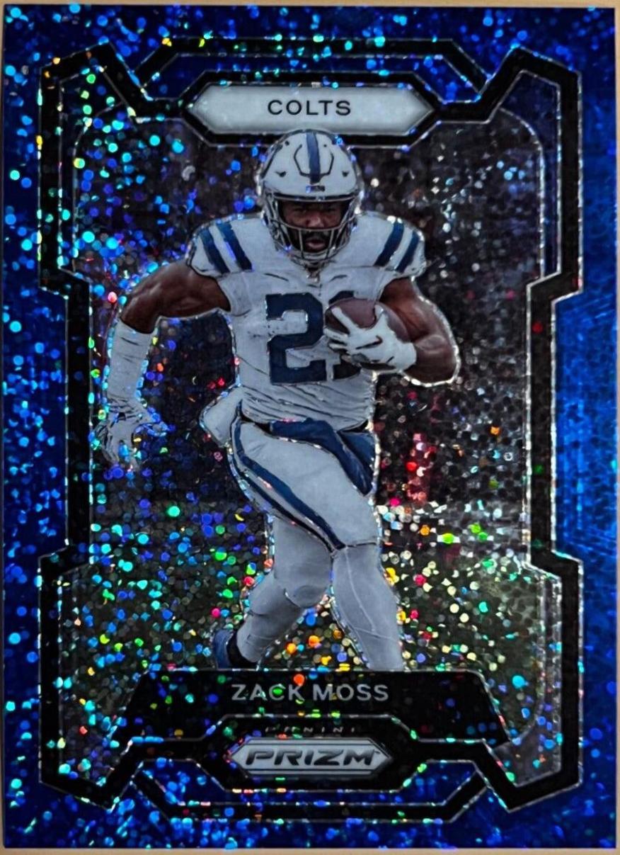 Zack Moss [Blue Sparkle] #132