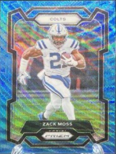 Zack Moss [Blue Wave] #132