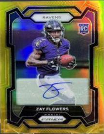 Zay Flowers [Autograph Gold Vinyl] #307