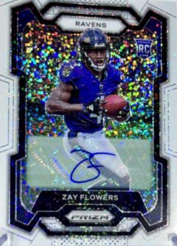 Zay Flowers [Autograph White Sparkle] #307