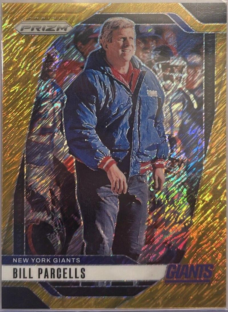Bill Parcells [Gold Shimmer] #221