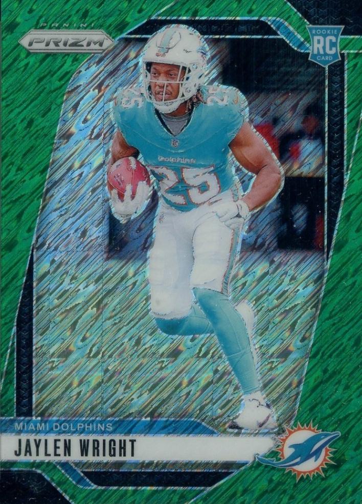 Jaylen Wright [Green Shimmer] #348