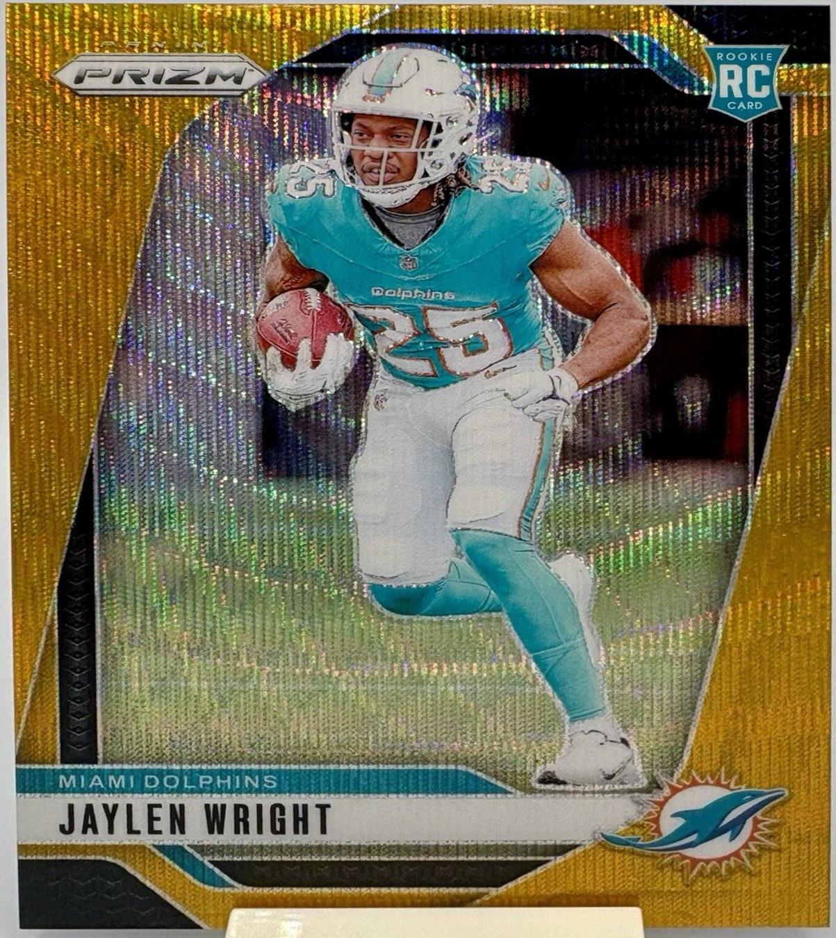 Jaylen Wright [Wave Gold] #348