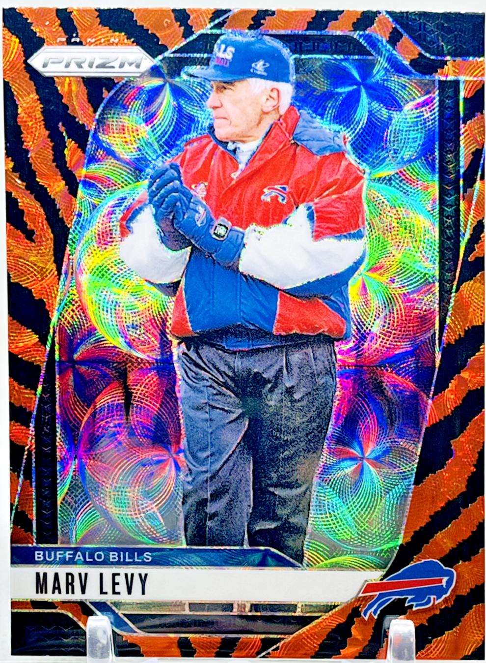 Marv Levy [Choice Tiger Stripe] #34