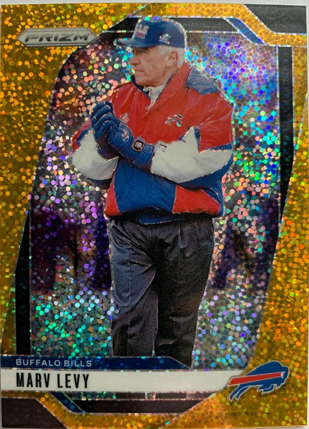 Marv Levy [Gold Sparkle] #34