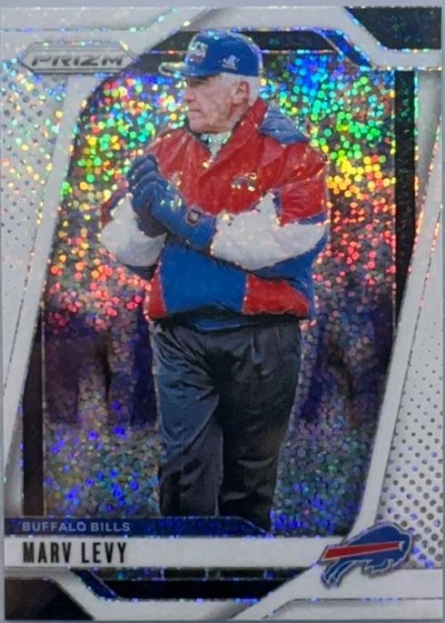 Marv Levy [White Sparkle] #34