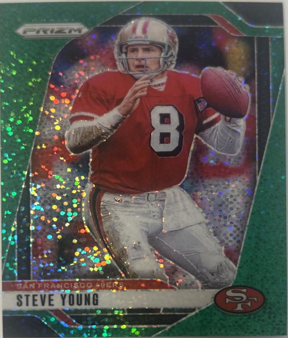 Steve Young [Green Sparkle] #256