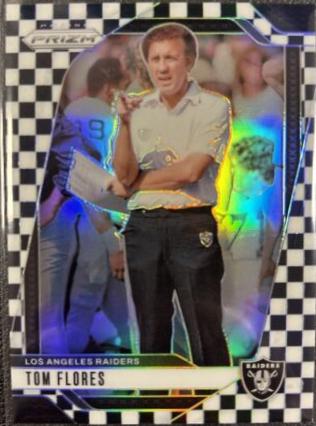 Tom Flores [Black White Checker] #156