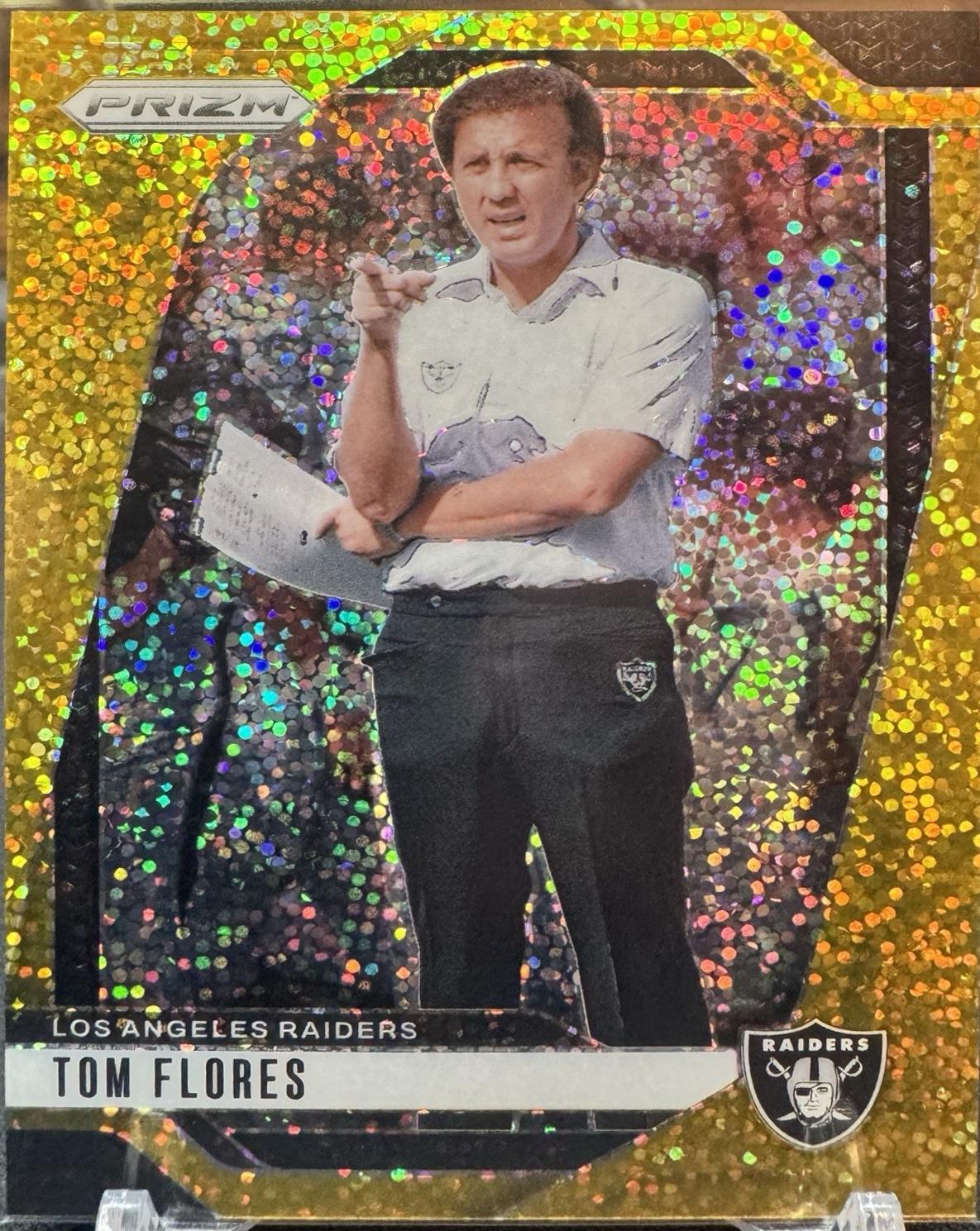 Tom Flores [Gold Sparkle] #156