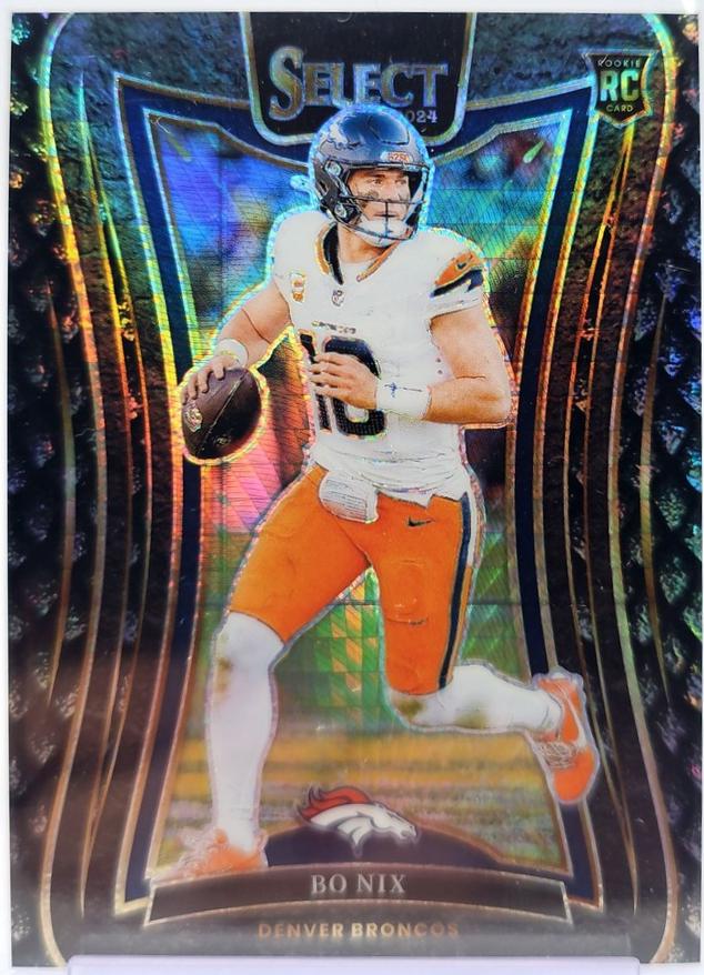 Bo Nix [Black Dragon Scale Prizm] #382