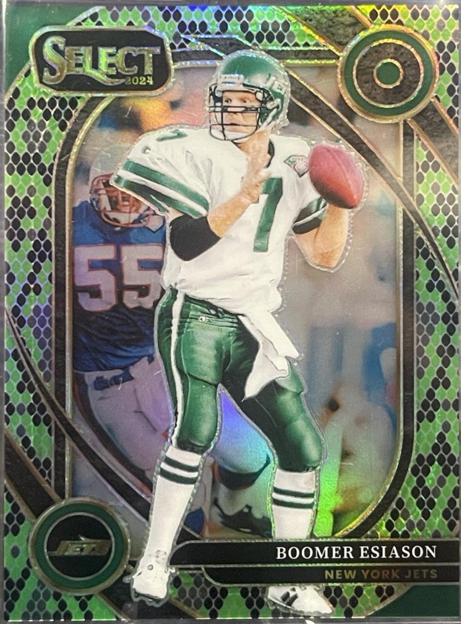 Boomer Esiason [Green Black Snakeskin Prizm] #209