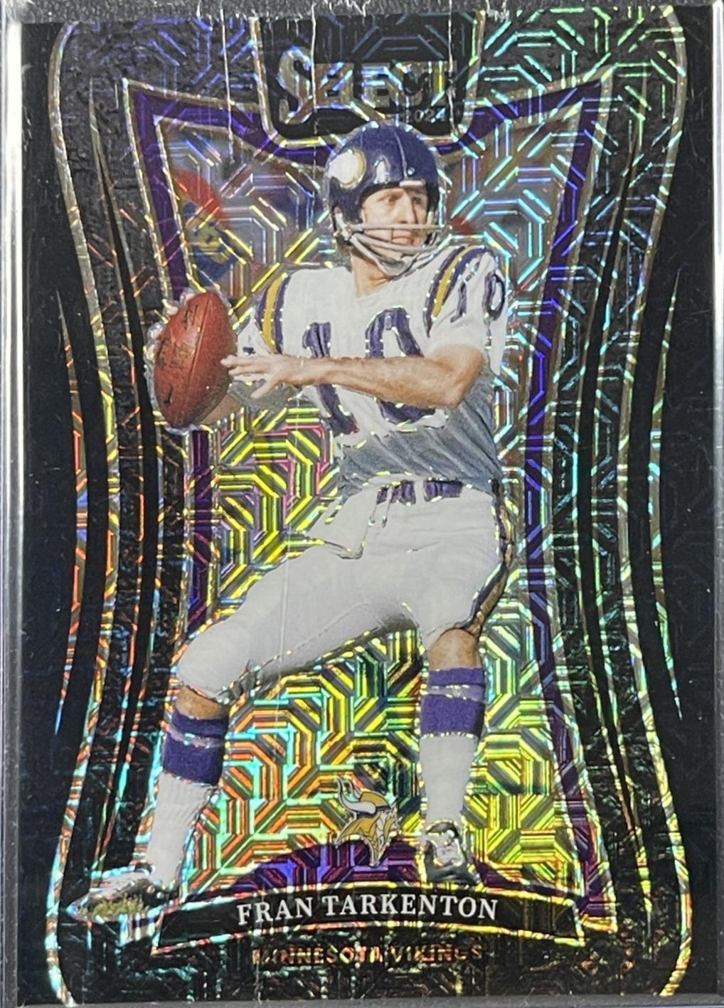 Fran Tarkenton [Black Prizm] #338