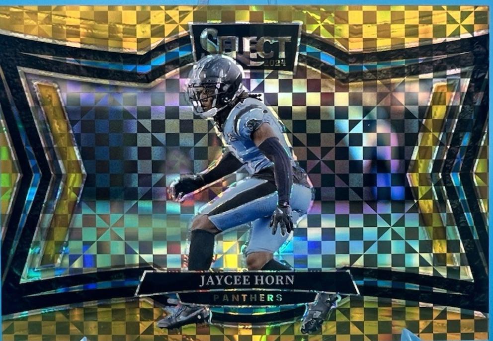 Jaycee Horn [Gold Prizm] #449