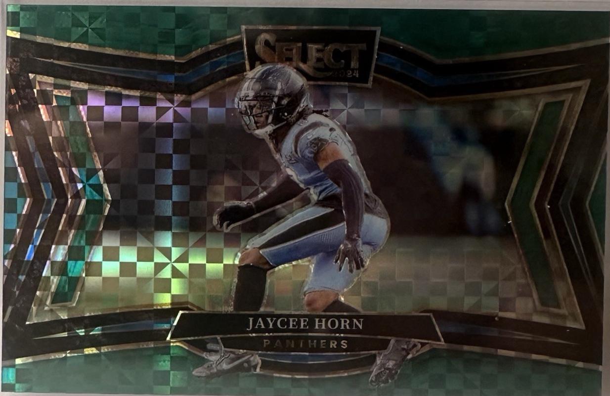 Jaycee Horn [Green Prizm] #449