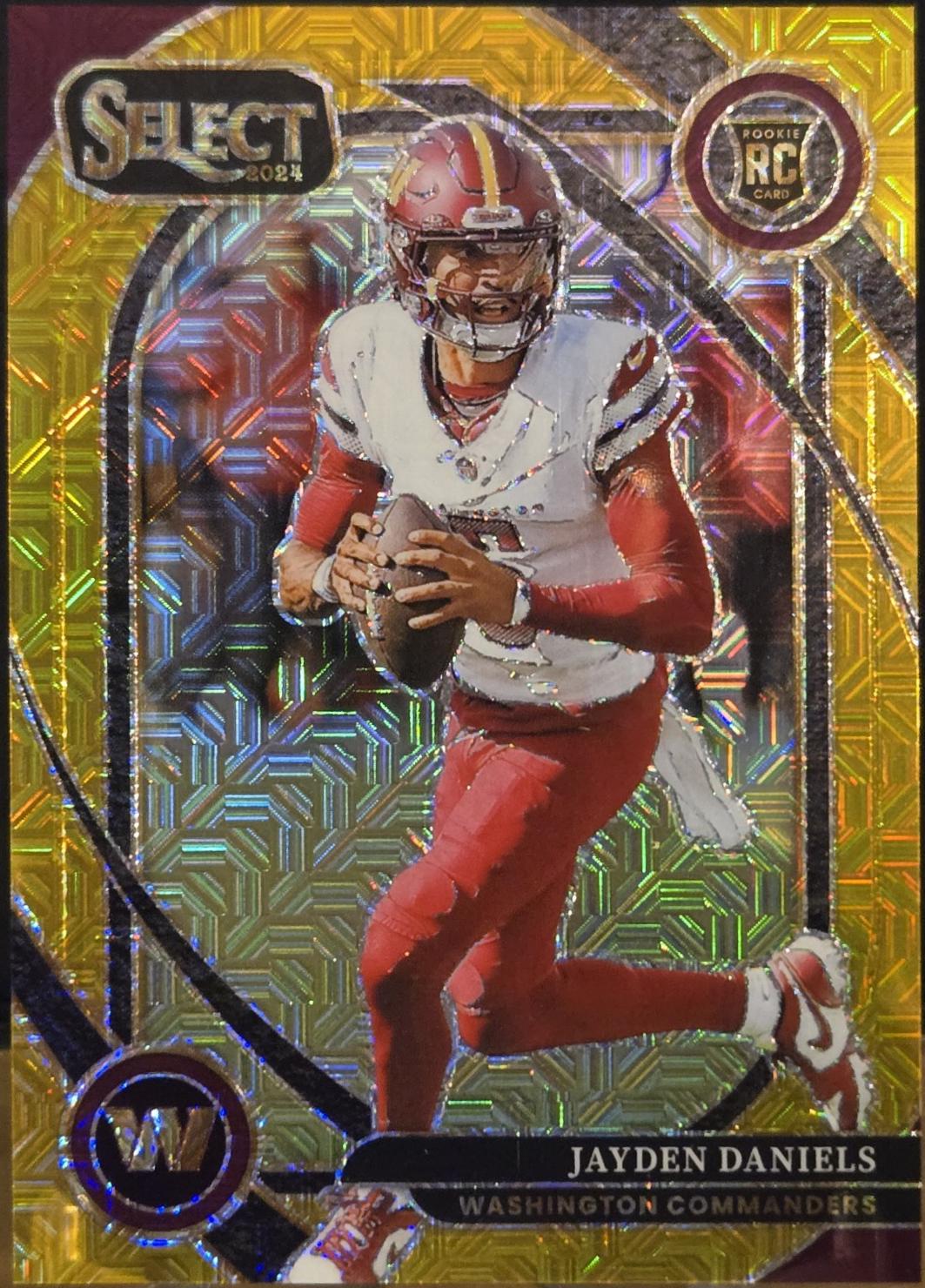 Jayden Daniels [Gold Prizm] #217