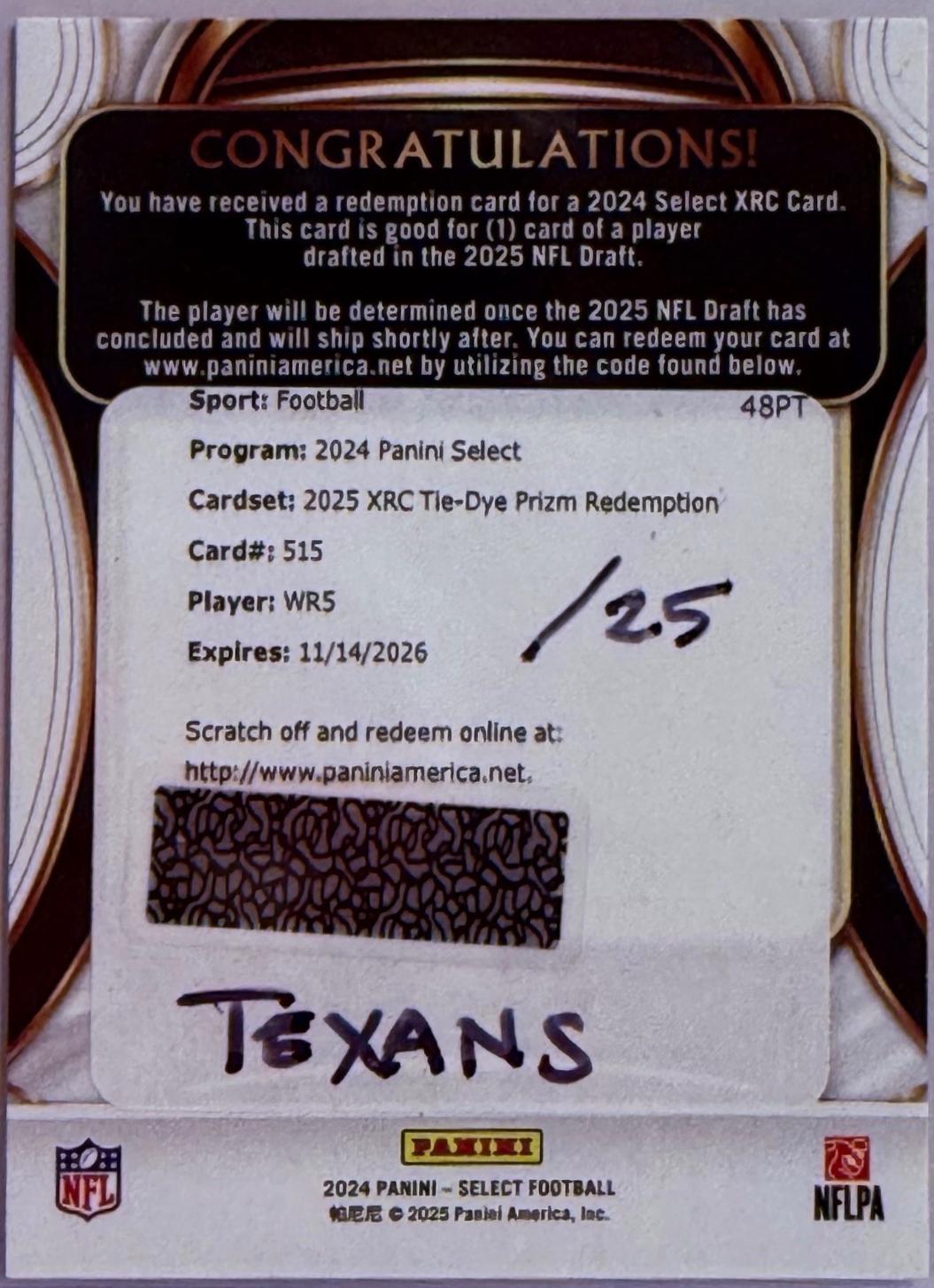 Jayden Higgins [Tie-Dye Prizm] #515
