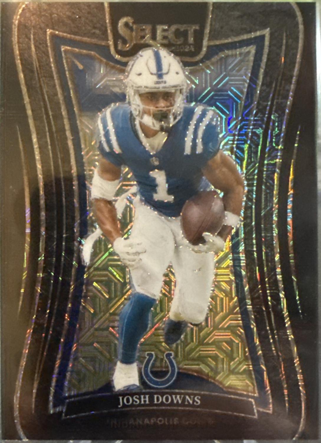 Josh Downs [Black Prizm] #354