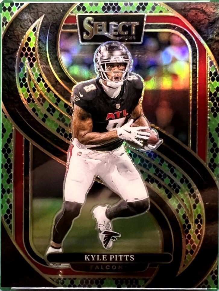 Kyle Pitts [Green Black Snakeskin Prizm] #178