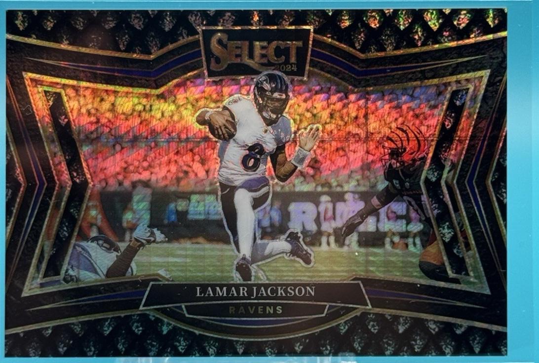 Lamar Jackson [Black Dragon Scale Prizm] #467