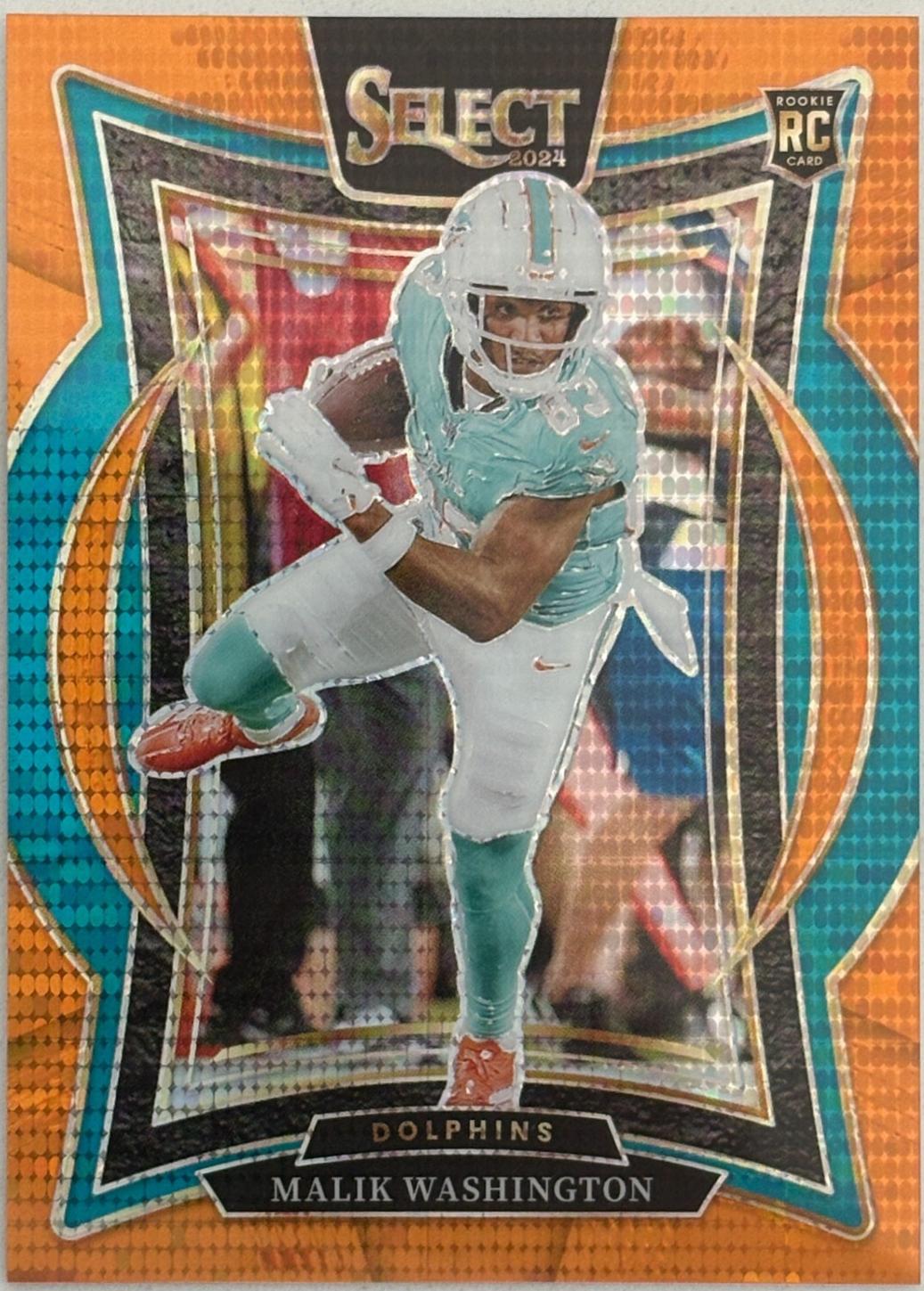 Malik Washington [Neon Orange Pulsar Prizm] #71