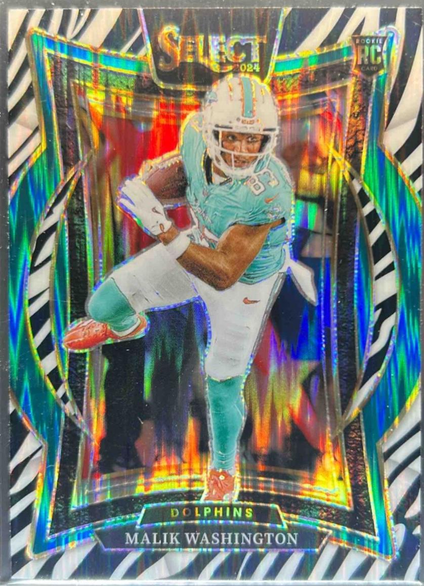 Malik Washington [Zebra Prizm Shock] #71