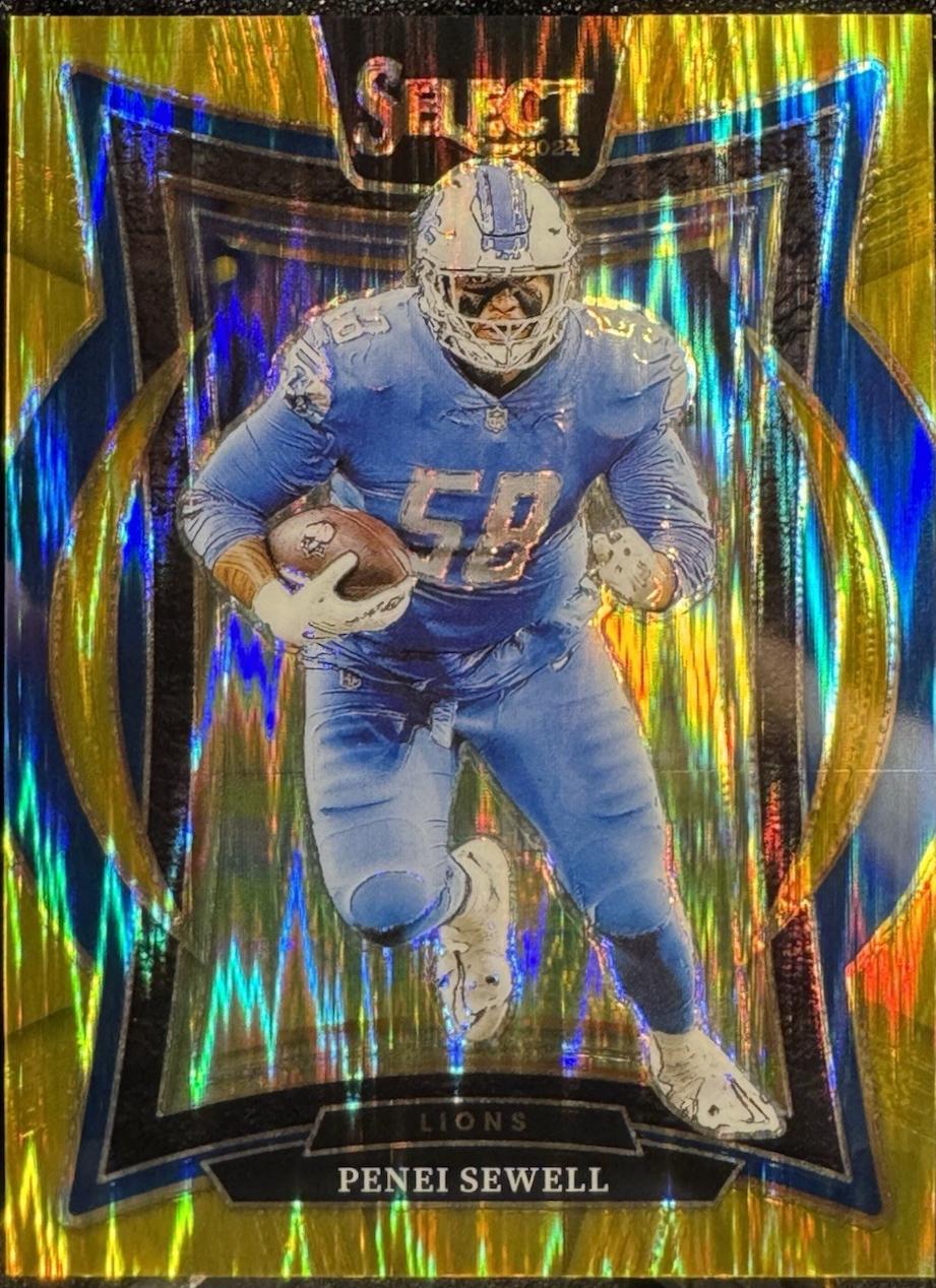 Penei Sewell [Gold Prizm Shock] #87