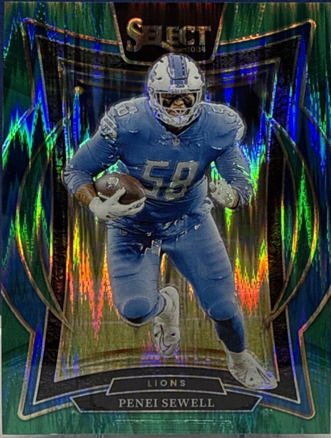 Penei Sewell [Green Prizm Shock] #87