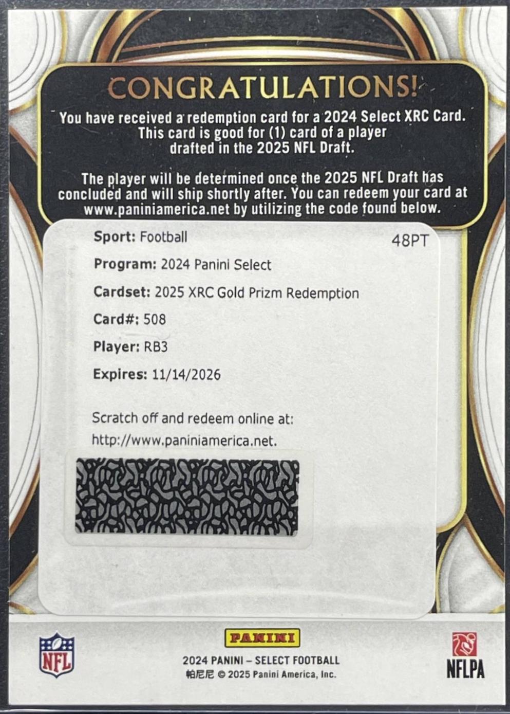 Quinshon Judkins [Gold Prizm] #508