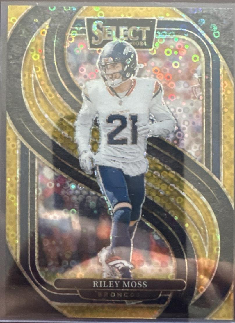 Riley Moss [Gold Prizm] #190
