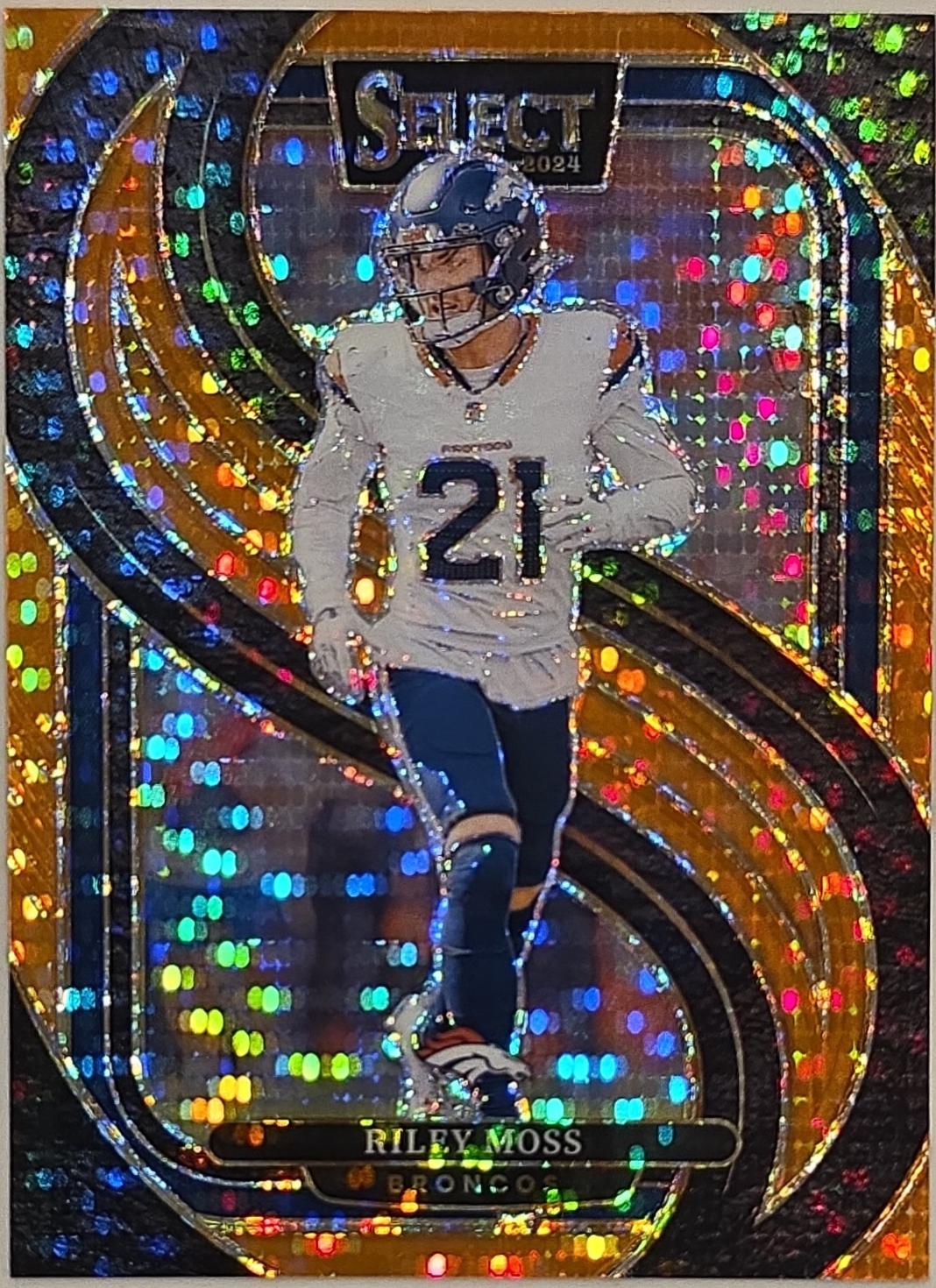 Riley Moss [Neon Orange Pulsar Prizm] #190