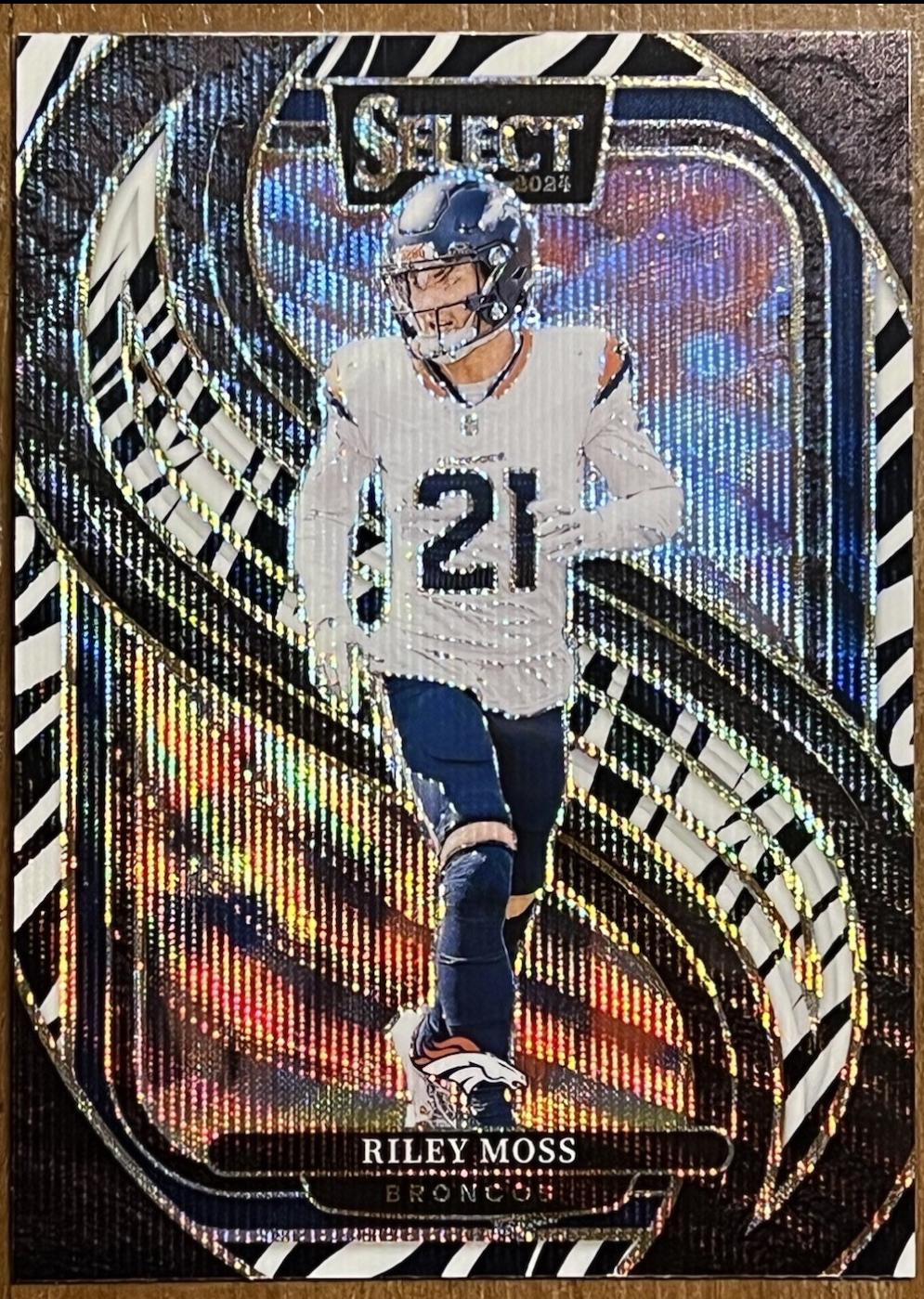 Riley Moss [Zebra Prizm] #190