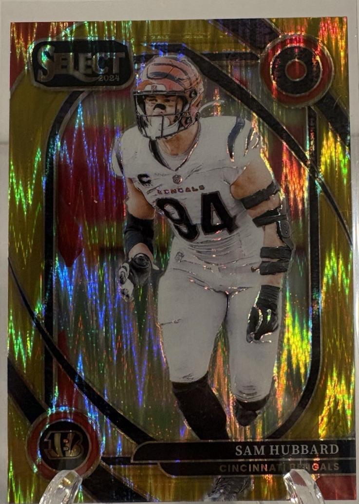 Sam Hubbard [Gold Prizm Shock] #292