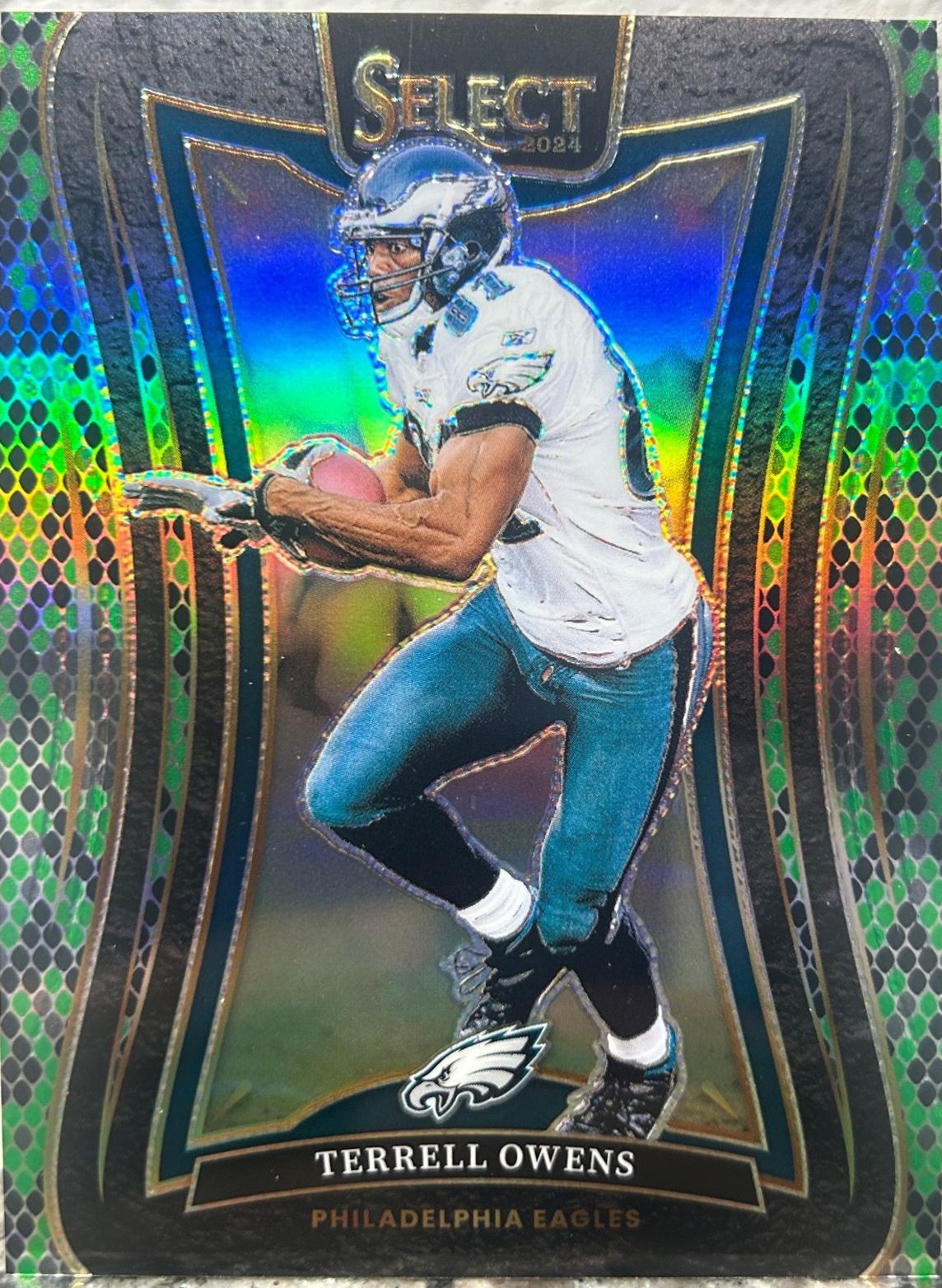 Terrell Owens [Green Black Snakeskin Prizm] #362