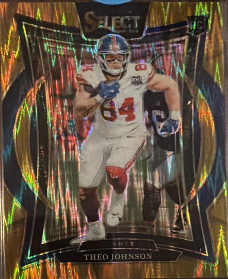 Theo Johnson [Gold Prizm Shock] #96