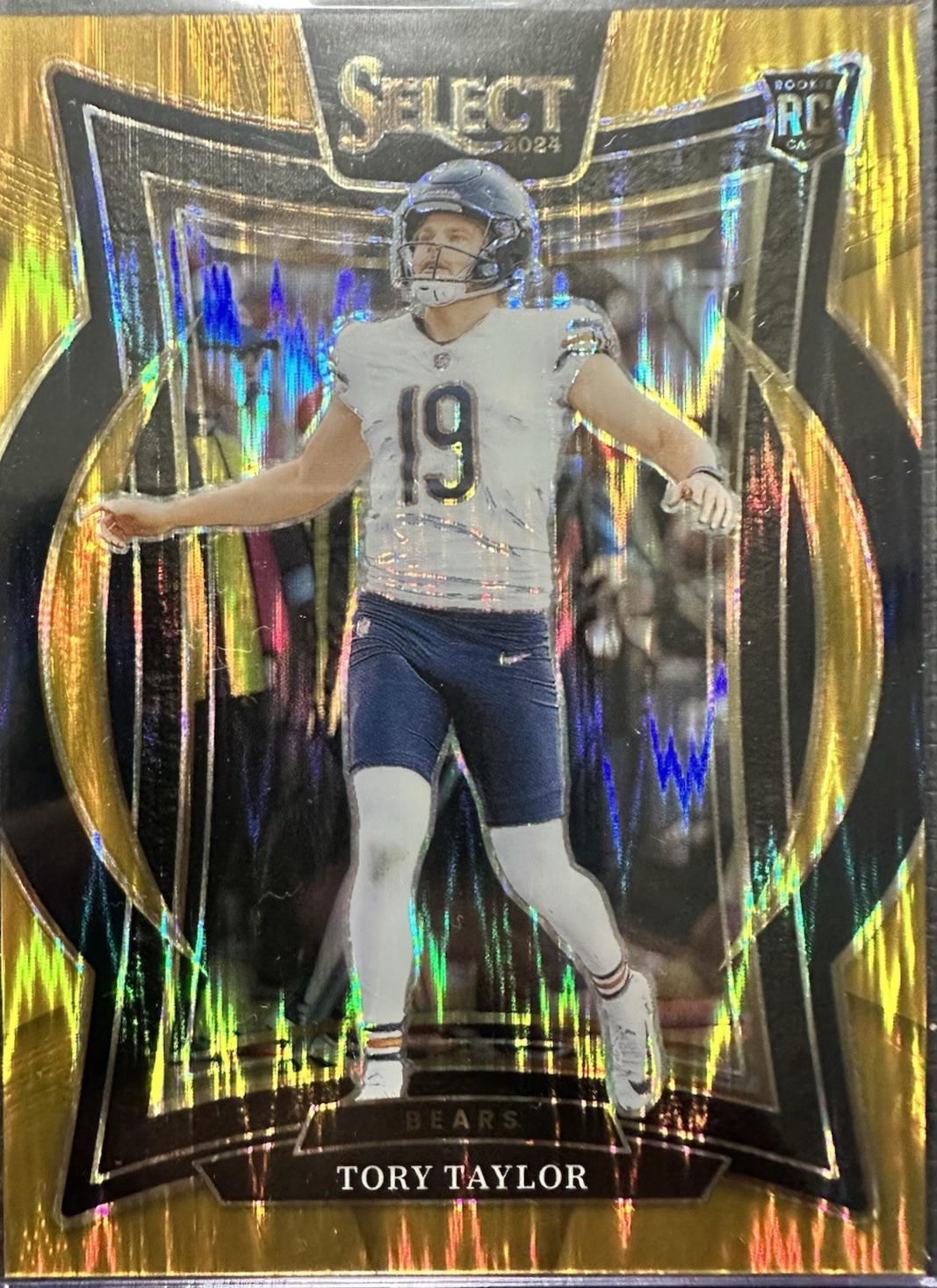 Tory Taylor [Gold Prizm Shock] #1