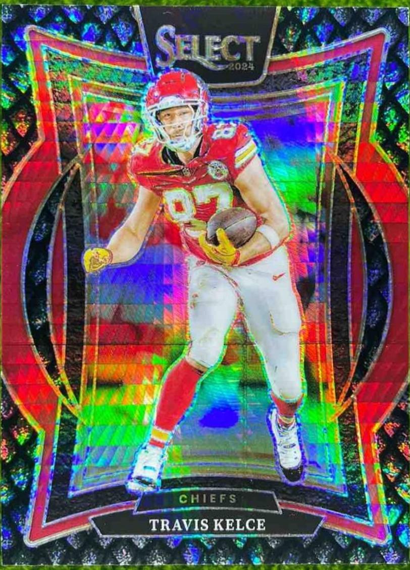 Travis Kelce [Black Dragon Scale Prizm] #97