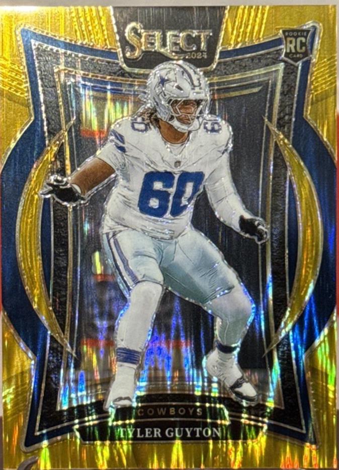 Tyler Guyton [Gold Prizm Shock] #69
