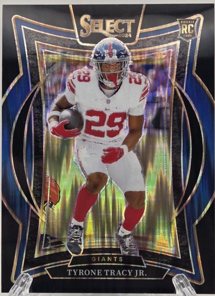 Tyrone Tracy Jr. [Black Prizm Shock] #61