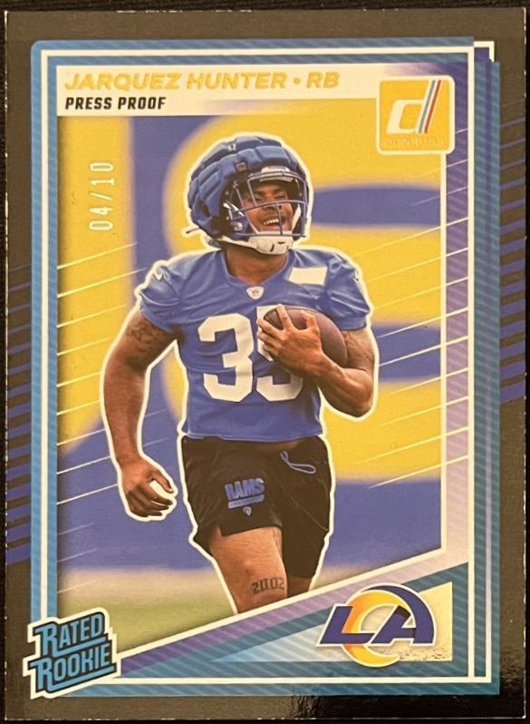 Jarquez Hunter [Press Proof Black] #352