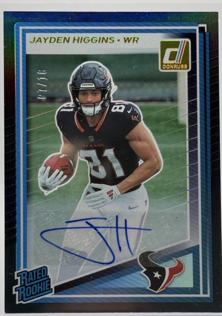 Jayden Higgins [Black Autograph] #334