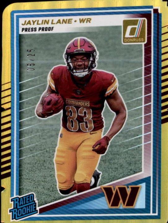 Jaylin Lane [Press Proof Gold Die-Cut] #335