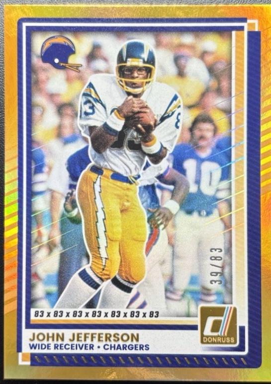 John Jefferson [Press Proof Gold] #218